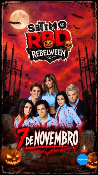 SÉTIMO RBD - A FESTA - #REBELWEEN